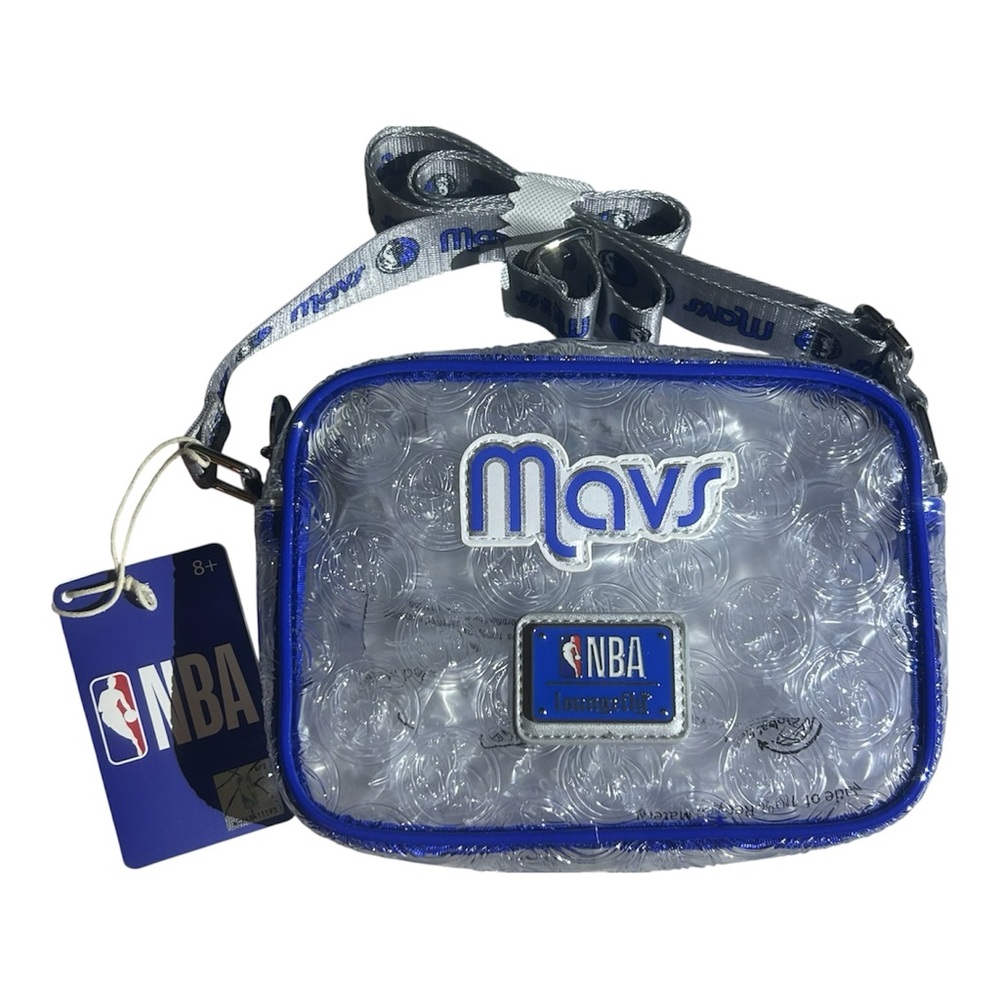 Loungefly Limited Edition NBA Mavs Clear Crossbody Bag NWT